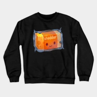 Cute Cheddar Cheese Block Crewneck Sweatshirt